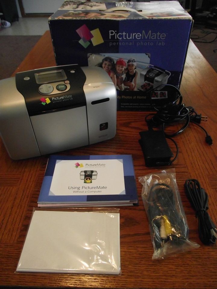 EUC Epson PictureMate Personal Photo Lab Print Pics Without Computer