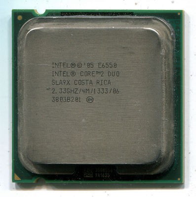 Intel Core 2 Duo E6550 CPU SLA9X 2.33 GHz 4M/1333 C2D Conroe