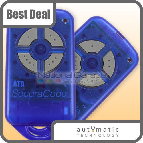 PTX 4 Twin Pack Blue ATA Garage Door Remote Controls