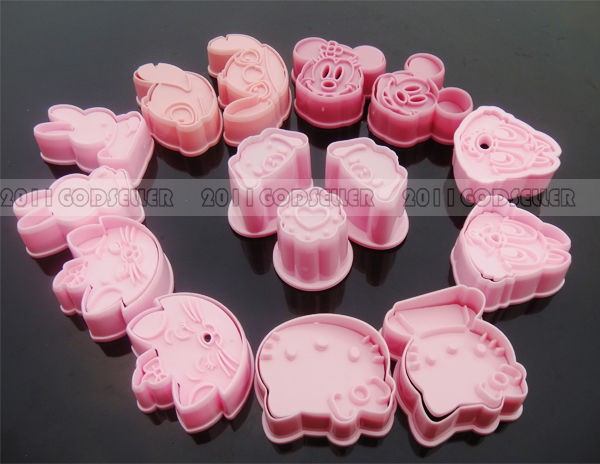 Fondant Cake Cookie Cutter Mold Mould Hello Kitty Mickey Maire Cartoon 