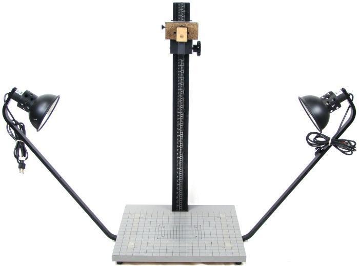 BENCHER COPYMATE Copy Light Copystand Stand Complete w/ Lights Photo 