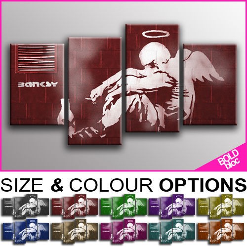 PREMIUM NEW   BANKSY Fallen Angel   10 COLOURS / SIZES