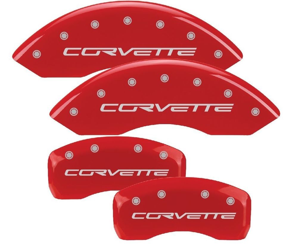 2005 2012 Chevrolet Corvette C6 MGP Brake Caliper Covers 13008