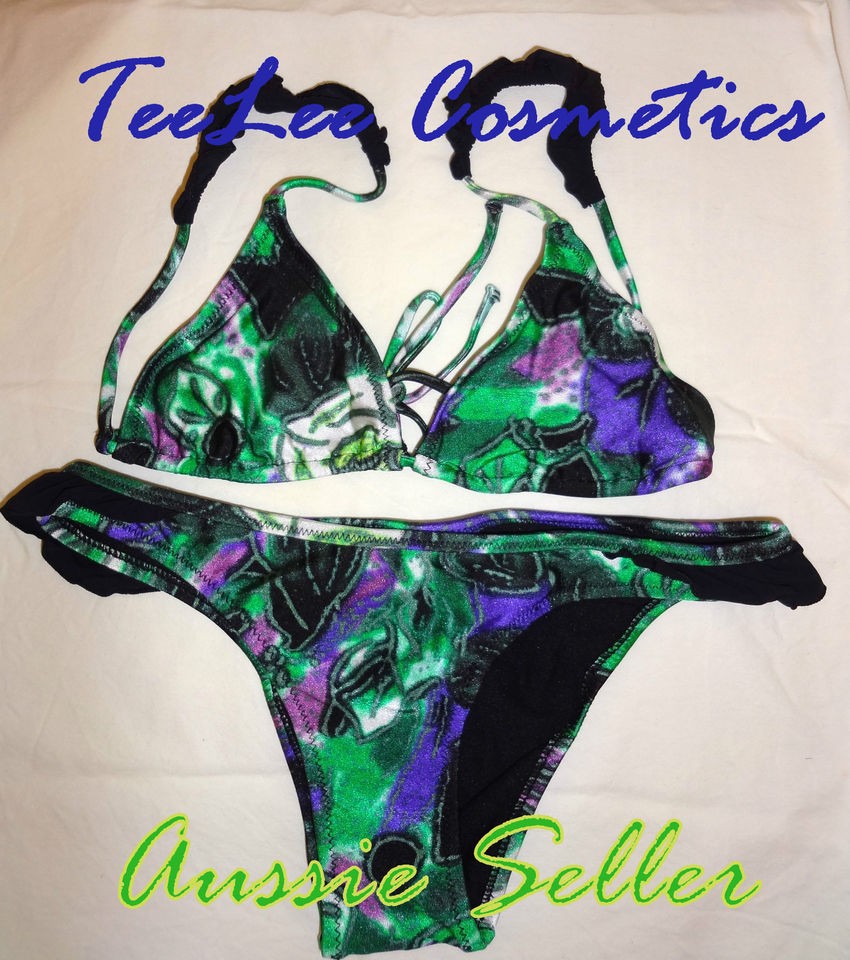   Jade Bikini Set Size 8 10 BNWT RRP $110 TeeLee Cosmetics Bathers