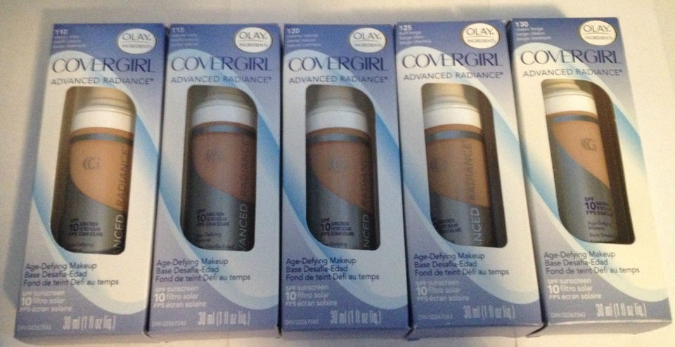 Covergirl Advanced Radiance Age Defying Makeup,SPF 10, You Choose Your 