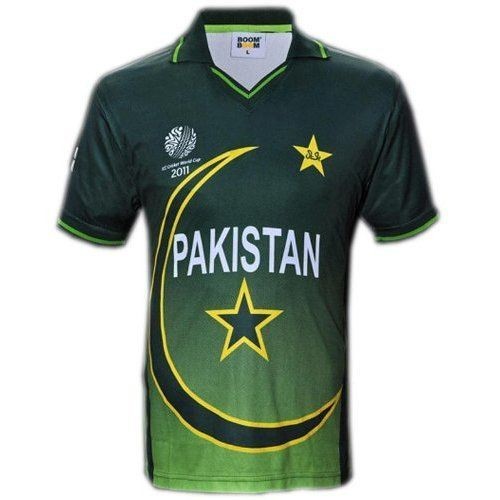   & OFFICIAL 2011 PAKISTAN CRICKET WORLD CUP SHIRT BOOM BOOM   BAT