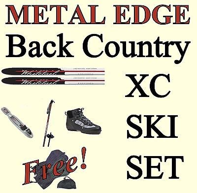 BACK COUNTRY CROSS COUNTRY SKIS PACKAGE WITH ADDED FREE UPGRADE 