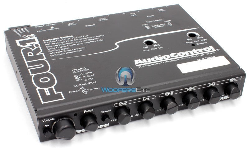 AUDIOCONTROL FOUR.1i NEW EQ LINE CROSSOVER FOUR.1 CLEAN