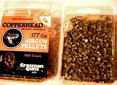 177 Copperhead Pellet Crosman Air Gun 10 pk of 500 5000 Pellets   4 