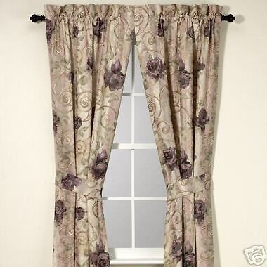 Croscill CHAMBORD/CASSI​S Lined Draperies Brand New 84