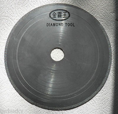 DIAMOND SAW BLADE 8 Lapidary Notched Rim 1 Arbor Rocks Cutting