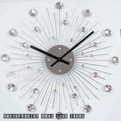 Living room creative wall clock mute watch sky full stars home 