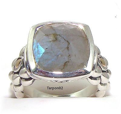   by John Hardy 14K Cushion Cut Labradorite  Ring (Size 7 or 9