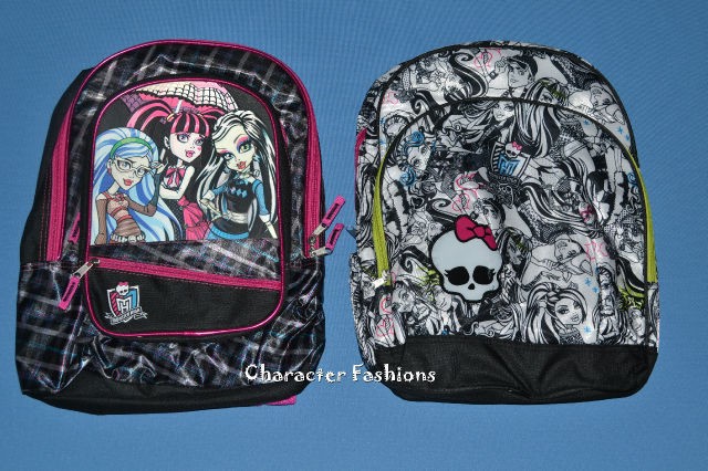 MONSTER HIGH Backpack 16 School Book Bag TOTE