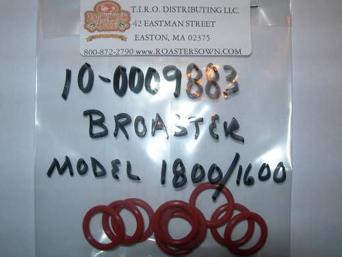 FITS BROASTER PRESSURE FRYER, 10 FILTER O RINGS MODEL 1600/1800/2400