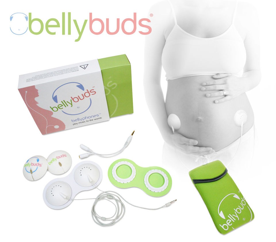 Bellybuds Deluxe Pregnancy Bellyphones Play Prenatal Music & Voices to 