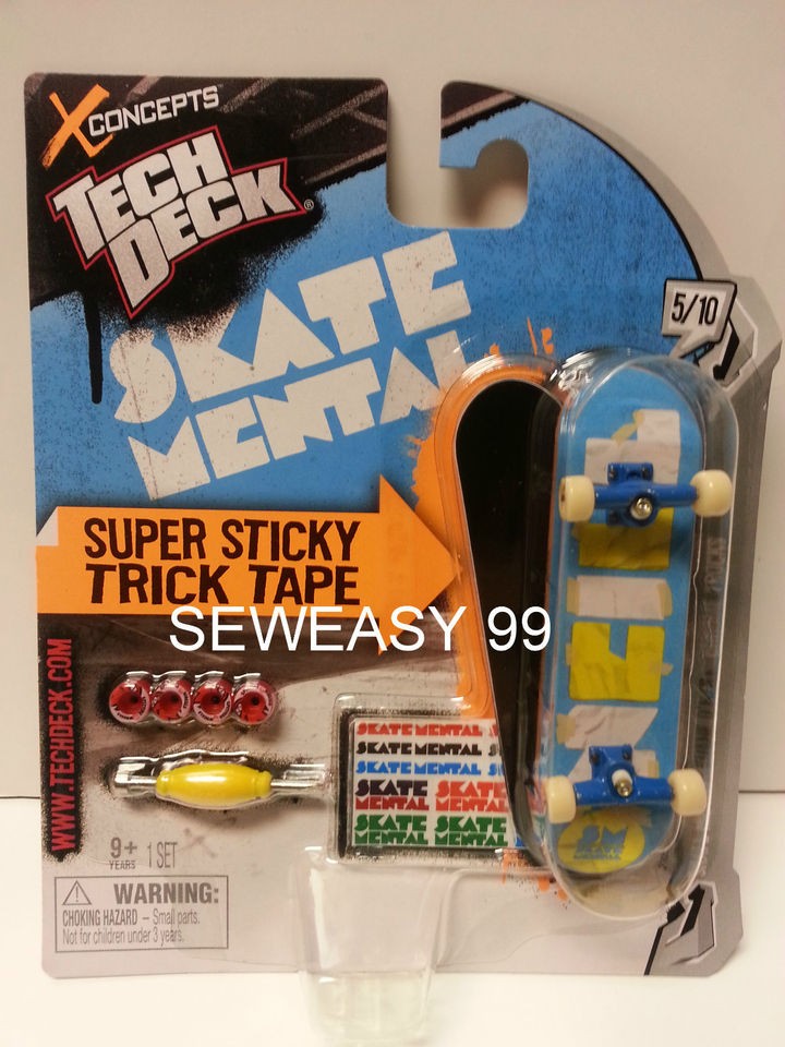 Tech Deck Skateboard Chase SKATE MENTAL with Blue Trucks