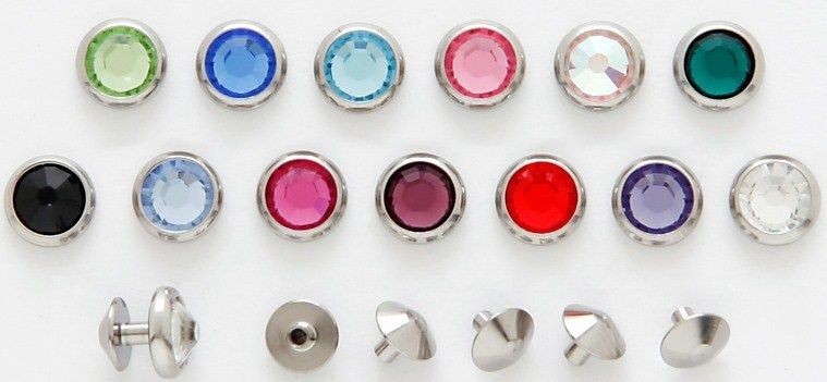 Internally Threaded Skin Diver Tops   13 Colours   4mm or 5mm