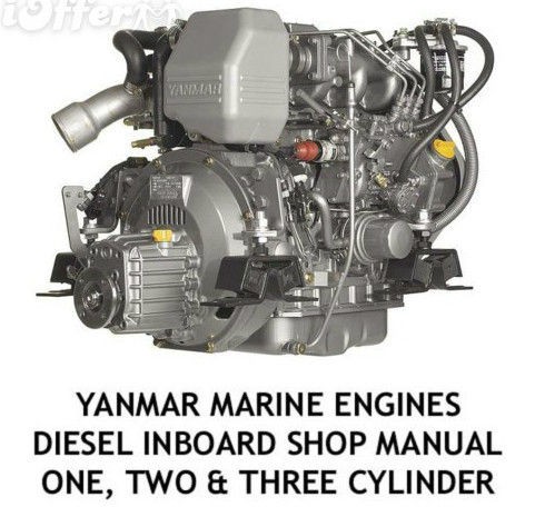  DIESEL ENGINE 1 2 3 SHOP SERVICE REPAIR MANUAL IN BOARD OUTBOARD 