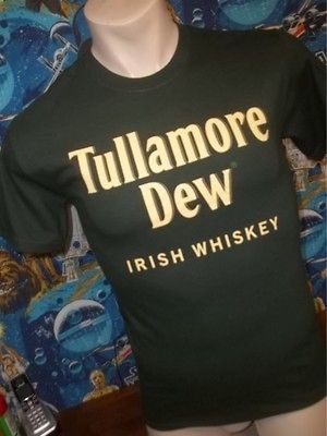 TULLAMORE DEW IRISH WHISKEY vintage t shirt NEW S