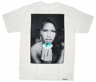 DIAMOND SUPPLY CO CASSIE x ESTEVAN ORIOL #4 T SHIRT M WHT wiz supreme 