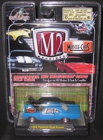   1969 Plymouth Road Runner Muscle Cars 164 scale diecast Release1