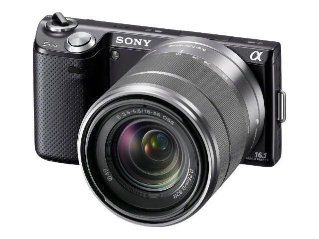 NEW SONY ALPHA NEX 5NK 16.1 MB WITH E 18 55mm LENS KIT  BLACK