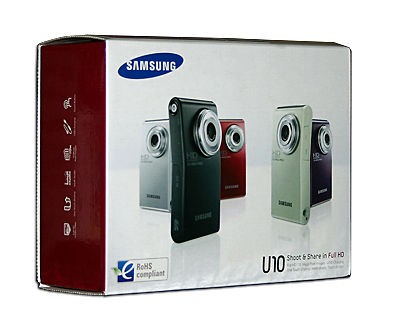 Samsung Black HMX U10 Digital Video HD Camcorder NEW