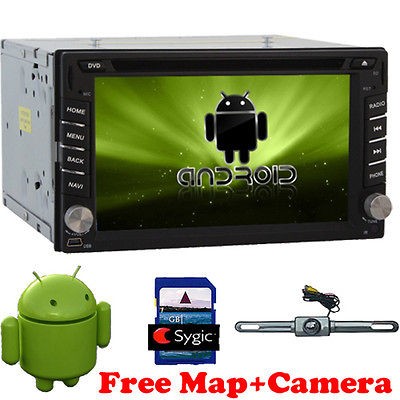 Android CAR PC GPS Navigation 2 din DVD Stereo Player 3G Wifi Radio 1G 