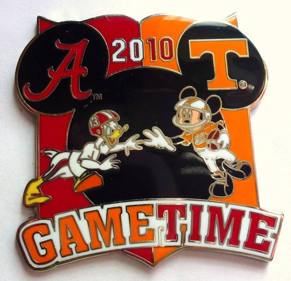 Disney Pin Rivalry Weekends 2010 University of Alabama vs University 