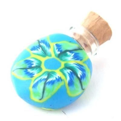 pcs 2ML Hot Elegant Travel Refillable MINI Fimo Beads Perfume Bottle 