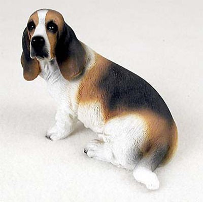 Basset Hound Hand Painted Dog Figurine Statue