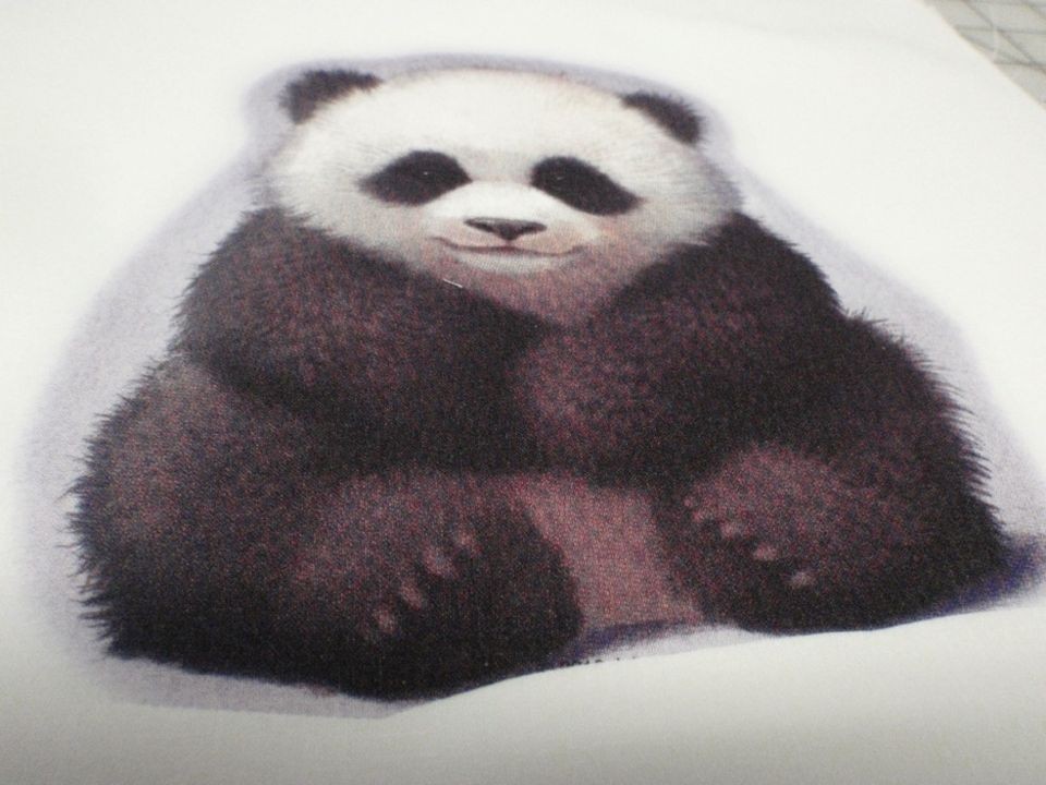 PANDA BEAR BABY ANIMAL CUB QUILT FABRIC PANELS 10X10