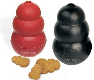 KONG LARGE Rubber Treat Dispenser   Worlds Best Dog Toy