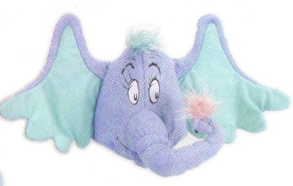 Dr. Seuss Horton Hears A Who Elephant Head Hat, Adult