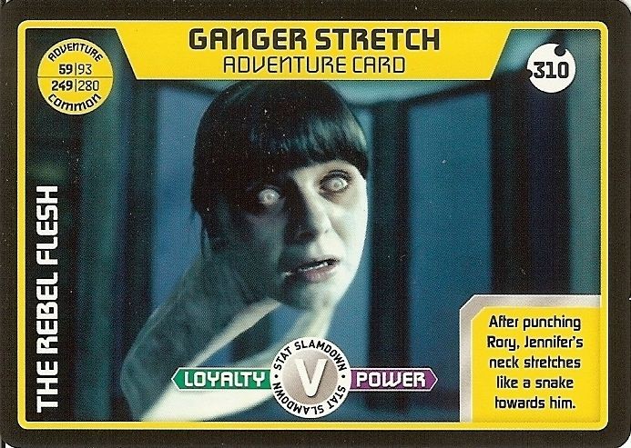 DR WHO MONSTER INVASION SET 2 EXTREME CARD 310 GANGER STRETCH