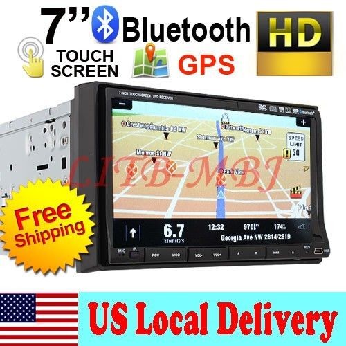 Double Din Car CD/DVD/USB Player GPS Navigation Divx