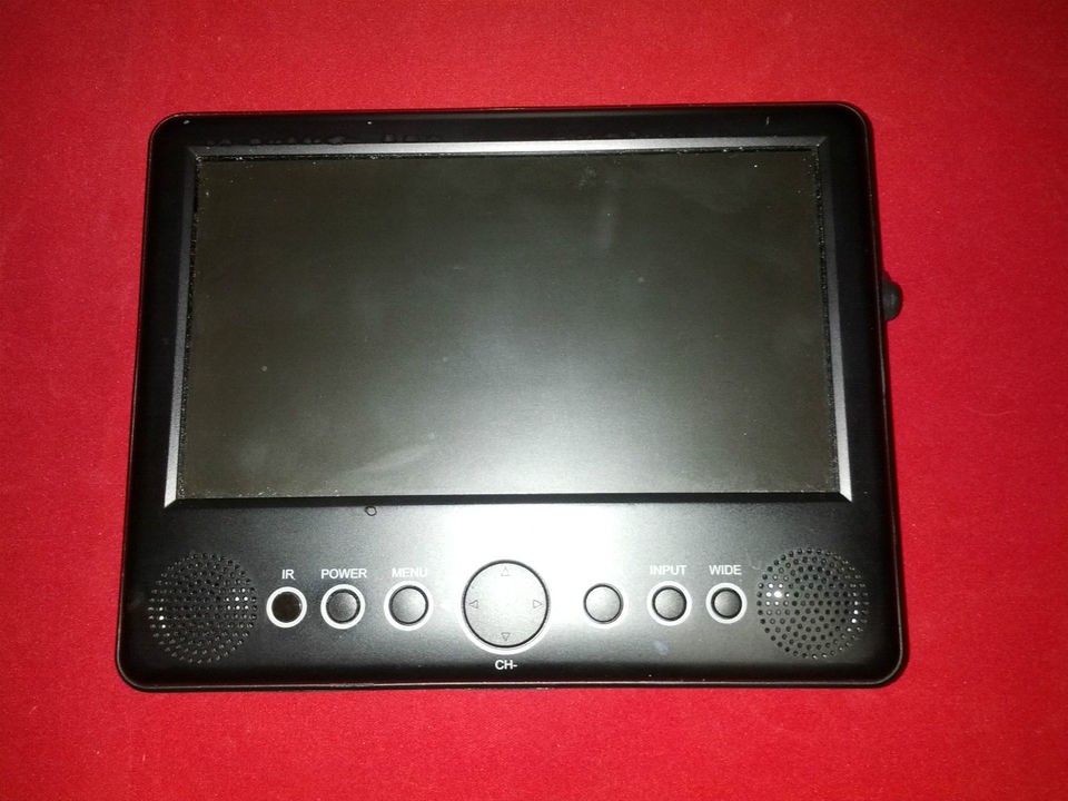 ACCURIAN 7 WIDESCREEN PORTABLE HANDHELD 7 INCH TV TELEVISION MODEL 