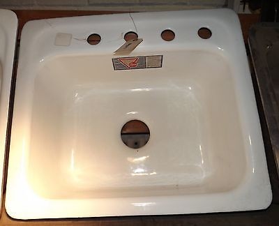 Vintage Rheem cast iron new old stock sink   Philadelphia Salvage Co.