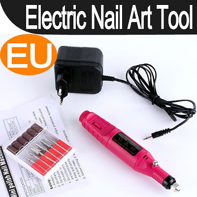 Pen Shape Electric Nail Drill Art Manicure File Tool
