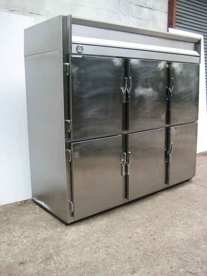 DOOR SPLIT 6 DOOR CONTINENTAL COMMERCIAL REFRIGERATOR/ COOLER C 78 