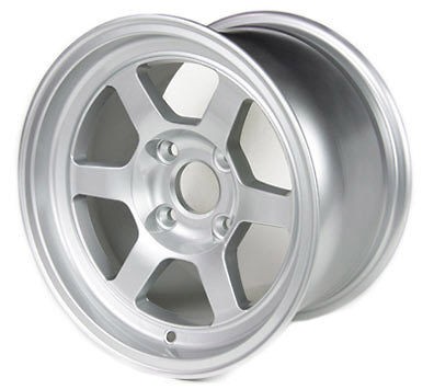   Silver 13x8 4x100 Drag Autocross Wheels Civic Integra Miata Rims