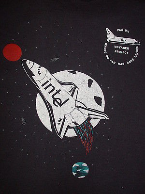 VTG 80 N.A.S.A. NASA INTEL FAB 9 1 NERD SPACE SHUTTLE PROGRAM 