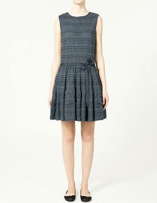 NEW ZARA LACE DRESS BLUE AND BLACK M AND L SOLD OUT