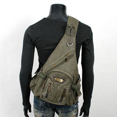 vintage canvas backpack in Clothing, 