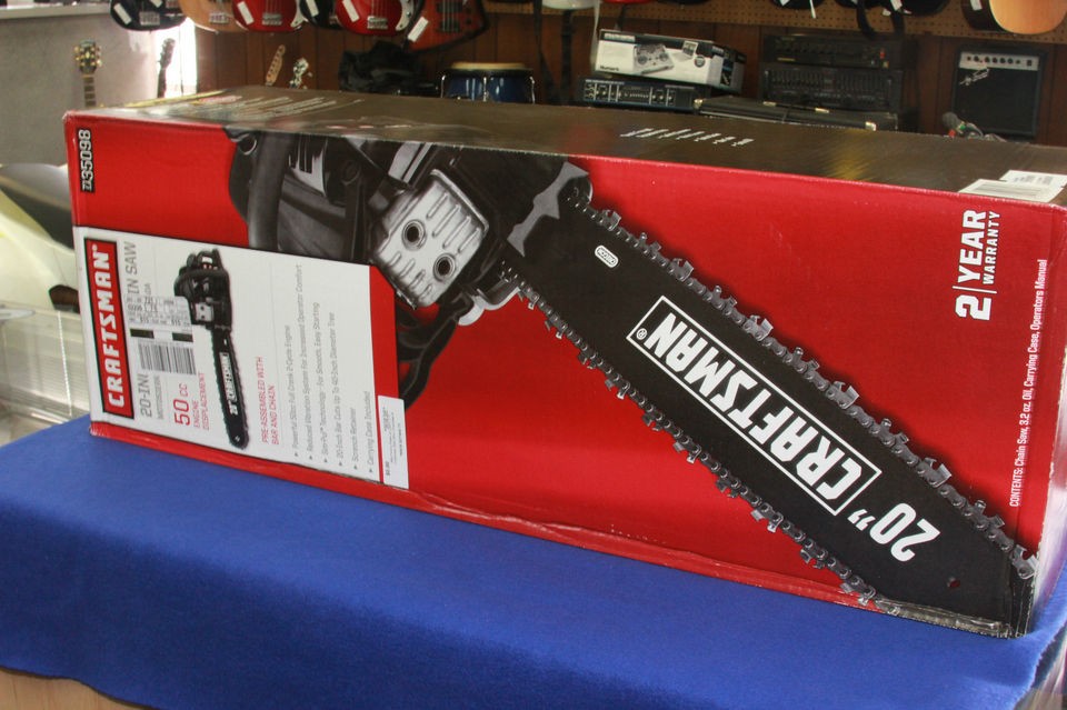 CRAFTSMAN 50CC 20 INCH CHAIN SAW 7135098 new in box