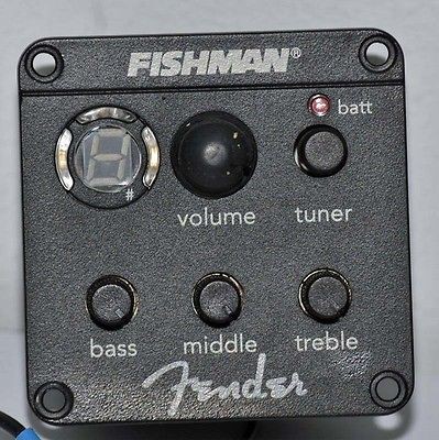 Fender Guitar Fishman Preamp Pickup Input for Acoustic Electric