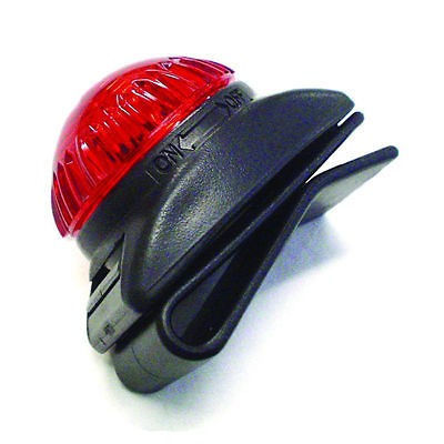 EGEAR Guardian RED Clip on Safety Light RUNNING BIKING JOGGING NIGHT 