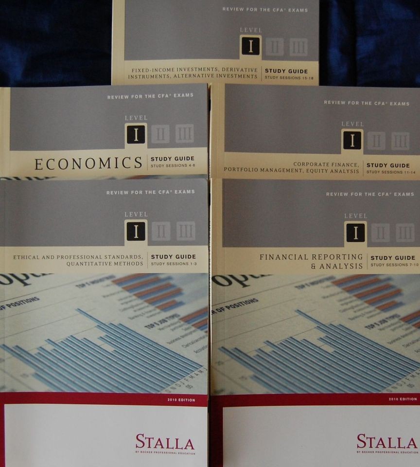 Level 1 CFA Exam   Stalla Study Guides   2010 NEW; acquired by 