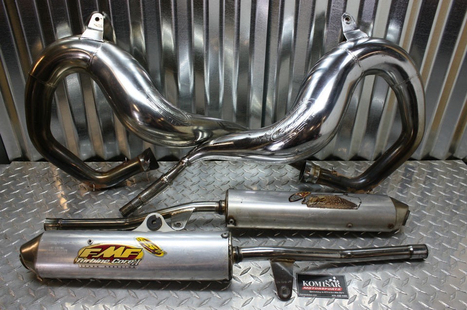 YAMAHA BANSHEE Chrome FMF SST Gold Series Exhuast Pipes Silencers 87 